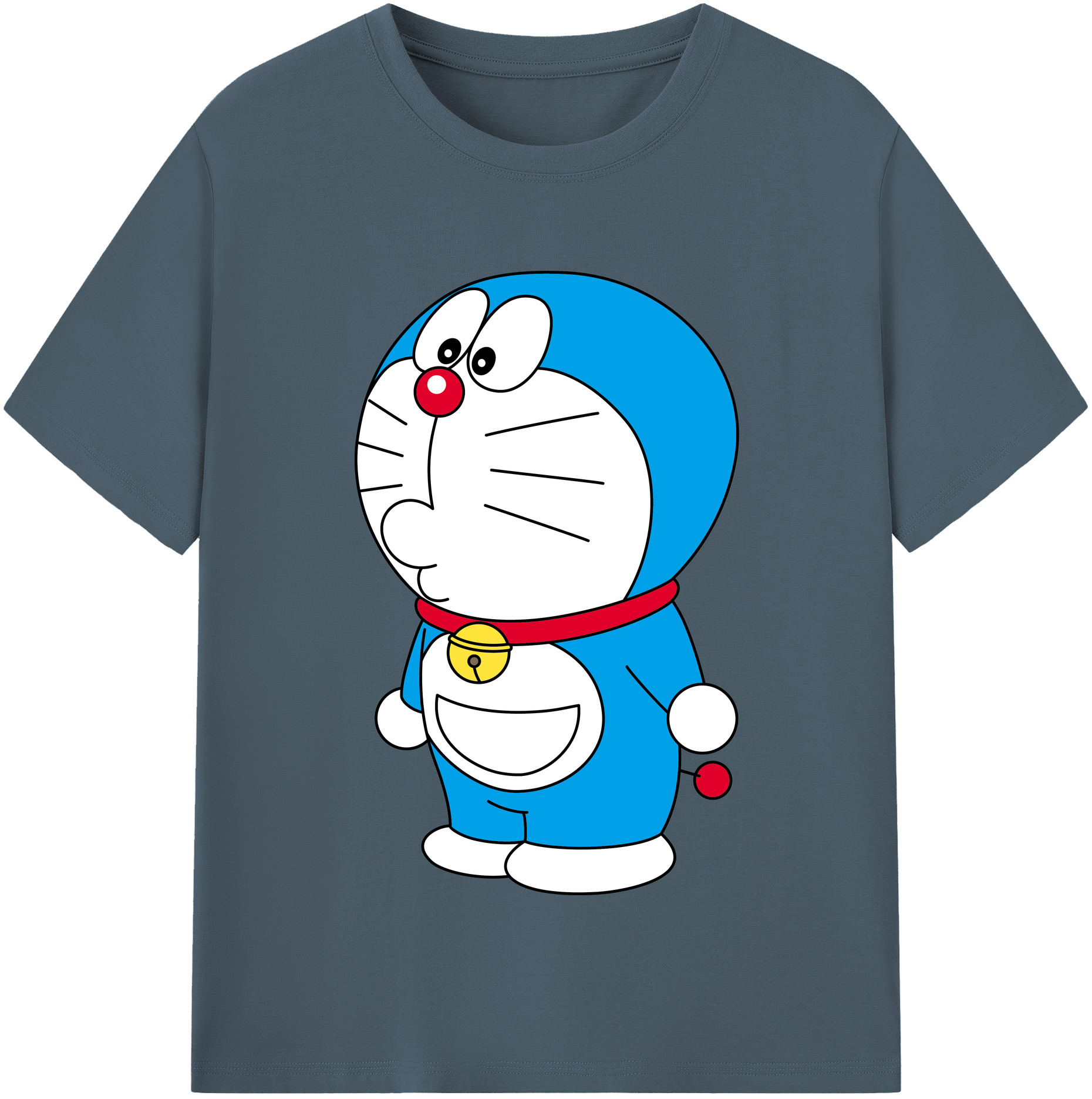 （画像用） ドラえもん Doraemon 綿100％半袖Tシャツ（フロントプリント）